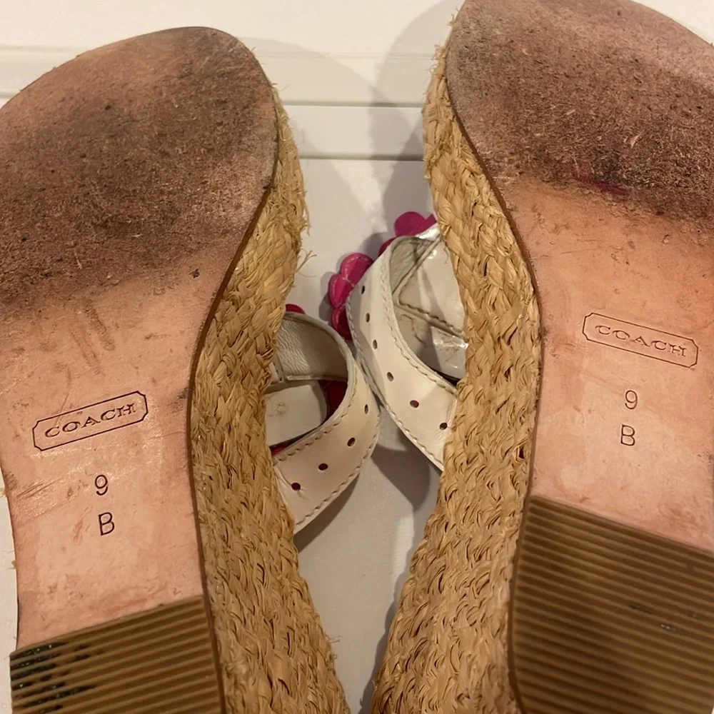 Coach Jesica Floral Wedge Sandal size 9 - Picture 8 of 13